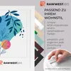 RAWWEST.BIS Holz Bilderrahmen 70x90 cm Plexiglas Poster Produktbild-Vorschau 4