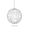 Boule décorative LED Relaxdays, à piles, boule en fil Voir les images du produit 4