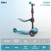 Kinder Roller Kinderscooter Dreiradscooter mit LED Räder Produktbild-Vorschau 9
