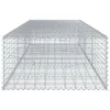 vidaXL Gabione mit Deckel 300x100x50 cm Verzinktes Eisen Produktbild-Vorschau 4