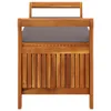 Panchina da giardino con cuscini 126 cm in legno massiccio Anteprima dell’immagine prodotto 14