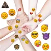 Oblique Unique Emoji 48 Stück Temporäre Tattoos Aufkleber Produktbild-Vorschau 1