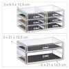 Relaxdays Make Up Organizer mit Schubladen, stapelbarer Produktbild-Vorschau 6