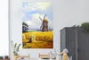 MuchoWow® Poster Gemälde - Bauernhof - Mühle - Ölfarbe Produktbild-Vorschau 2