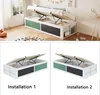 Flieks Hydraulisches Kinderbett 90x200cm mit Stauraum, Produktbild-Vorschau 5