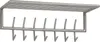 WOHNLING Wieszak ścienny metalowy srebrny 74,5x29x30 cm Podgląd zdjęcia produktu 6
