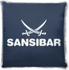 Sansibar Jacquard Kissenhülle "Doubleface", 50x50 cm, blau Produktbild-Vorschau 4