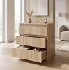 Commode moderne à 3 tiroirs | Meuble d'appoint blanc | Voir les images du produit 1
