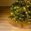 LUMI - Weihnachtsbaumdecke Ø120 cm - Samt - Driftwood - Produktbild-Vorschau 1