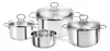 Kopf Topfset Merkur (Edelstahl, Induktion, 4-teilig, mit Produktbild-Vorschau 1