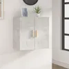 vidaXL Wandschrank Betongrau 60x30x60 cm Holzwerkstoff Produktbild-Vorschau 2