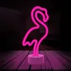 Forever Light Neon con supporto LED FLAMINGO rosa USB-C11 Anteprima dell’immagine prodotto 2