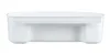 A white plastic kitchen waste bin designed to hang on a cabinet door or drawer. Náhled obrázku produktu