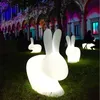 Qeeboo Rabbit LED Dekolampe 52cm IP65 Produktbild-Vorschau 1