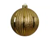 Weihnachtskugeln Kunststoff 8cm geriffelt 6 Stück - Produktbild-Vorschau 2