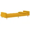 Maison Exclusive - Schlafsofa 2-Sitzer mit 2 Kissen Gelb Produktbild-Vorschau 6