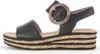 Sandales à lanières Gabor 84.550 pour femmes - Noir Voir les images du produit 9