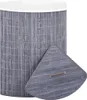 vidaXL Rohový koš na prádlo Bamboo Grey 60 L Náhled obrázku produktu 2