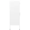 vidaXL Lagerschrank Weiß 80x35x101,5 cm Stahl Produktbild-Vorschau 3