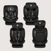 A collage of four black car seats, each with a slightly different design or configuration. Produktbild-Vorschau