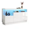 Merax Hochglanz Sideboard mit LED APP-Steuerung, Kommode Produktbild-Vorschau 7