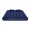 A blue inflatable air mattress with two built-in pillows is shown from a side perspective against a white background. Anteprima dell’immagine prodotto