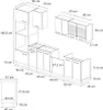 Cucina componibile Vicco R-Line Nero lucido 300 cm con Anteprima dell’immagine prodotto 3