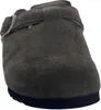 Scholl Fae New F Clog Suede - Velourleder in khaki mit Fell Produktbild-Vorschau 10