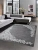 Designer Teppich Wohnzimmerteppich Ornamente Glitzer creme Produktbild-Vorschau 1