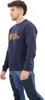 Fjällräven Logo Sweater M Dark Navy M Outdoorová mikina Náhled obrázku produktu 3