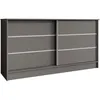 BEAUTYSOFA Kommode MIRELA 160 cm Graphit, Sideboard mit 2 Produktbild-Vorschau 2