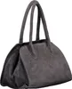 Hausfelder Manufaktur Tasche Velours Grau onesize Produktbild-Vorschau 2