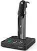 A black Yealink WH63 portable headset and its charging base are shown against a white background. Náhľad obrázku produktu