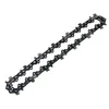 A close-up, studio shot of a chainsaw chain against a white background. Produktbild-Vorschau