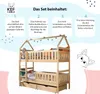 KEF Noah Etagenbett Kinder Holz Kinderbett für Zwei Kinder Produktbild-Vorschau 7