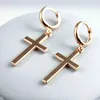 4er Set Kreuz Ohrringe Creolen Ohrstecker Gothic Statement Produktbild-Vorschau 3
