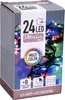 The image shows the packaging of a string of LED lights. Voir les images du produit