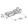 Flachsteckhülse | MTA F630 | mit Rastnase | 6,3mm | Produktbild-Vorschau 1