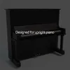 set de 4 coussins pour pieds de piano, sabots de piano, Voir les images du produit 4
