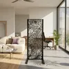 Dekorative Metallpaneel Metallsichtschutzwand - Flieder Produktbild-Vorschau 11