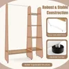 A product image showcasing a clothing rack and shelf unit with promotional text and close-up shots of its construction. Náhľad obrázku produktu