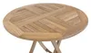 Gartentisch Klapptisch Paris in premium Teak rund D 90 Produktbild-Vorschau 2