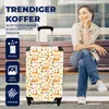 MuchoWow® Koffer Handgepäck Trolley Rollkoffer Kleine Produktbild-Vorschau 2