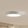 Prios LED-Deckenleuchte Edwina, silber, 25 cm, CCT, IP44 Produktbild-Vorschau 2