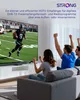 People watching a football game on TV. Voir les images du produit