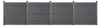 HOME DELUXE WPC Sichtschutzzaun CALLADO - 4 x Element + 5 x Produktbild-Vorschau 1