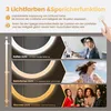 YOLEO Badspiegel mit Licht, rund, Badspiegel LED mit Produktbild-Vorschau 3