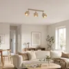 MasterLED Deckenleuchte Elza 3-flammig E27 beige Produktbild-Vorschau 8