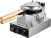 A commercial waffle maker with wooden handles and control knobs. Produktbild-Vorschau