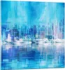 Bilder auf glas - Stadt Aussicht Wasser - 70x70cm - Produktbild-Vorschau 1